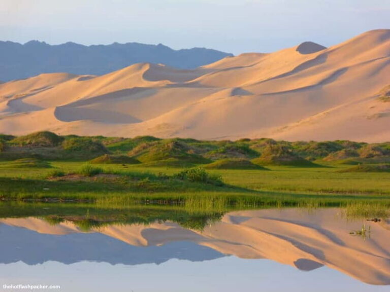 Bus tour to visit Gobi 4 day - Day 1: Bus to Dalanzadgad and Yol Valley Ger Life