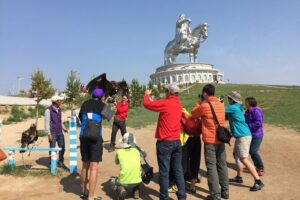 Private Day Tour: Terelj National Park + Genghis Khan's Statue .. - Ovoo on the mountain pass: a quick stop with cultural weight